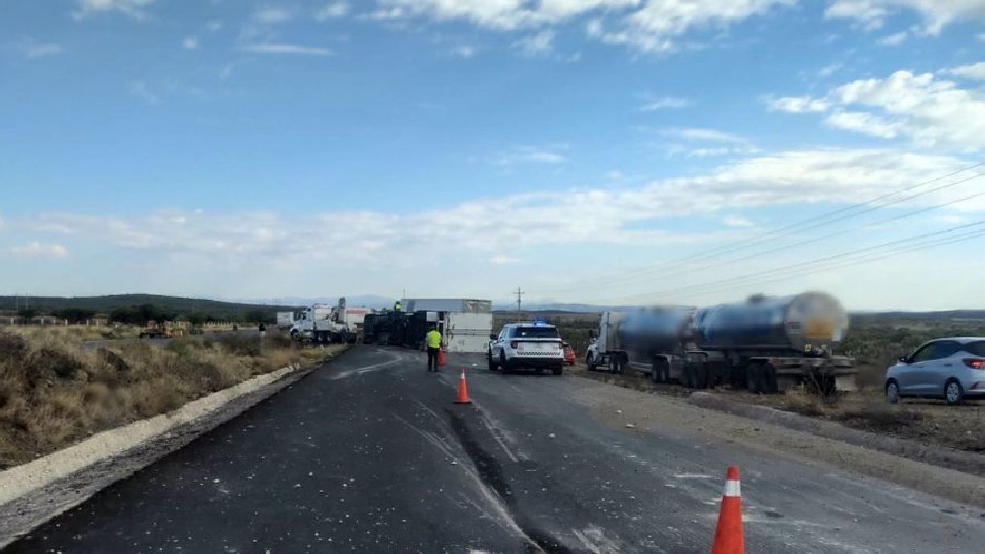 Bloqueos en carreteras de México. Foto: Guardia Nacional